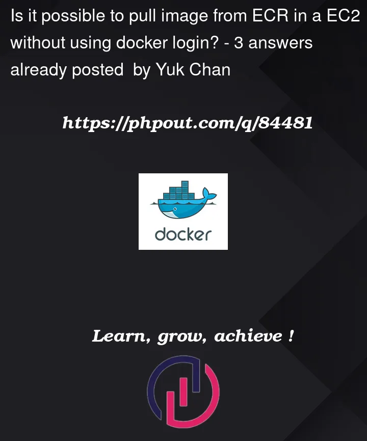 Question 84481 in Docker