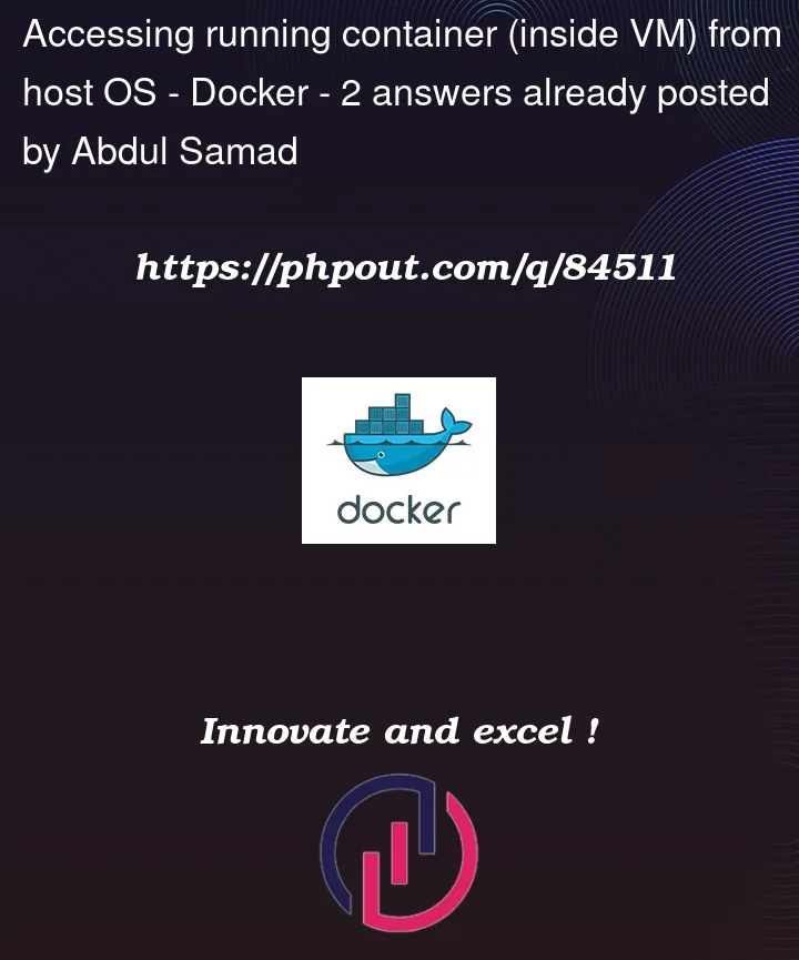 Question 84511 in Docker