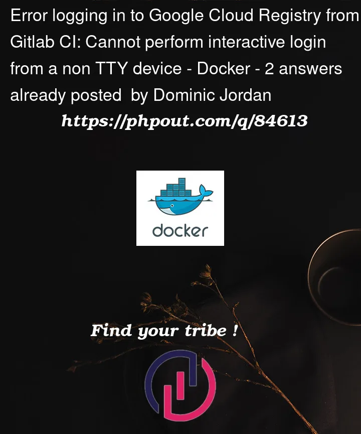 Question 84613 in Docker