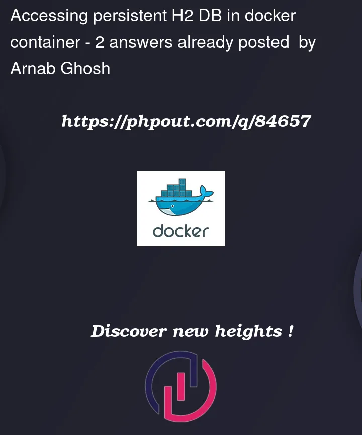 Question 84657 in Docker