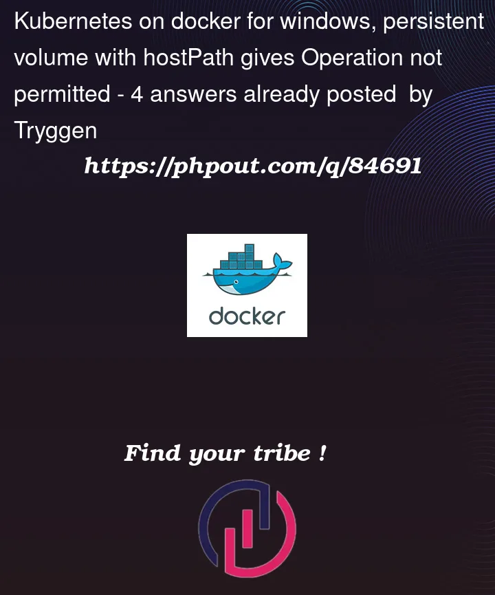 Question 84691 in Docker