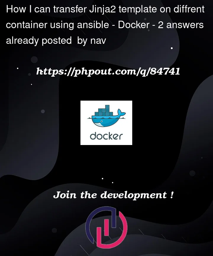 Question 84741 in Docker