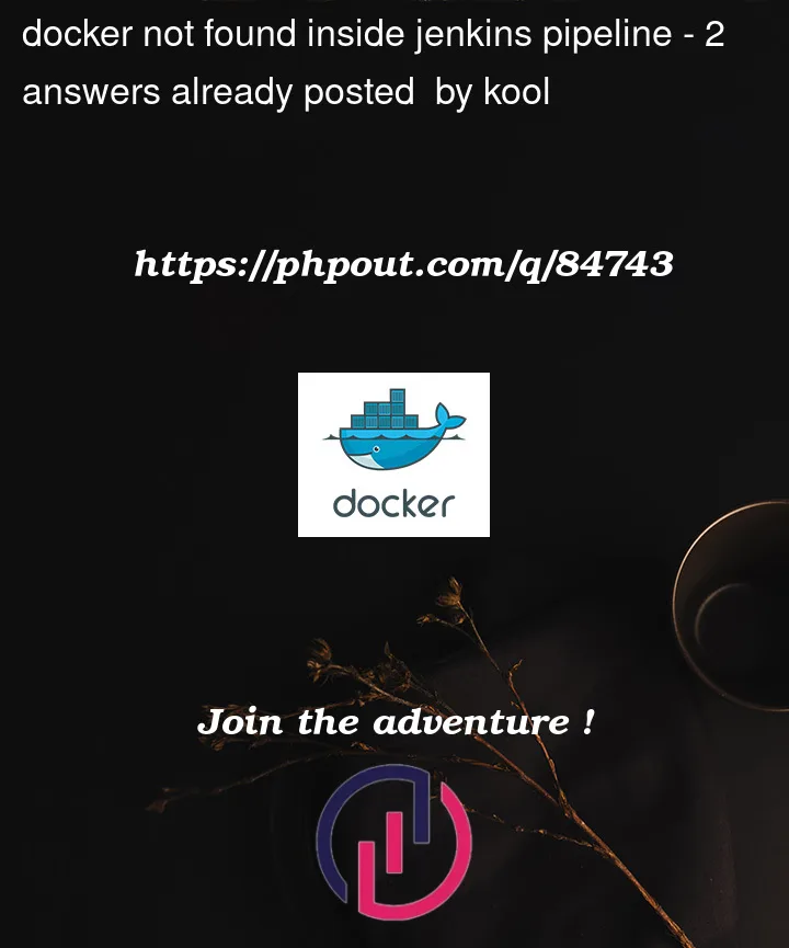 Question 84743 in Docker