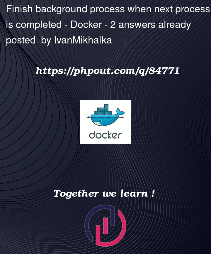 Question 84771 in Docker