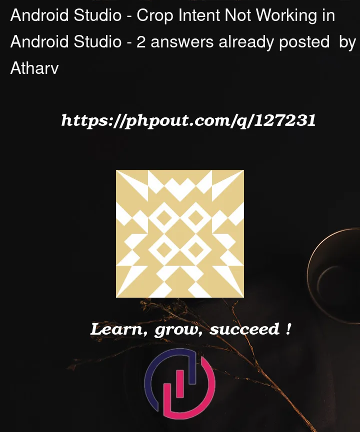 Question 127231 in Android Studio