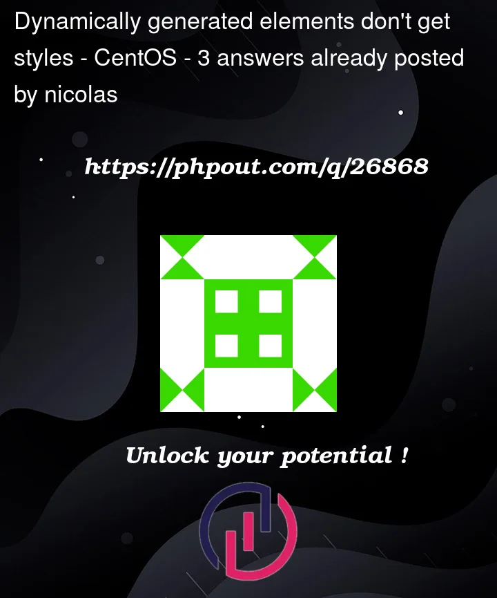 Question 26868 in CentOS