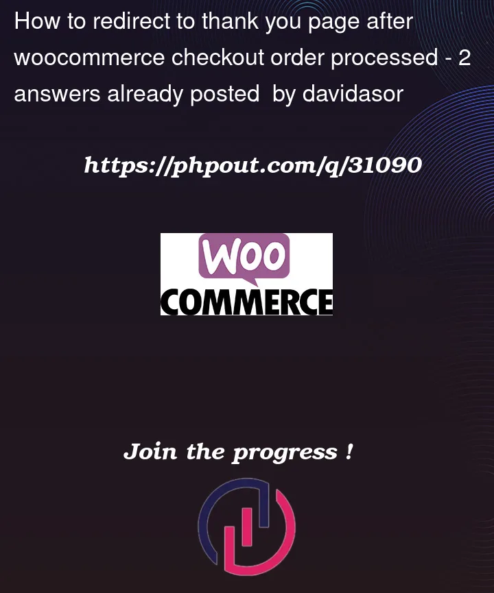 Question 31090 in Woocommerce