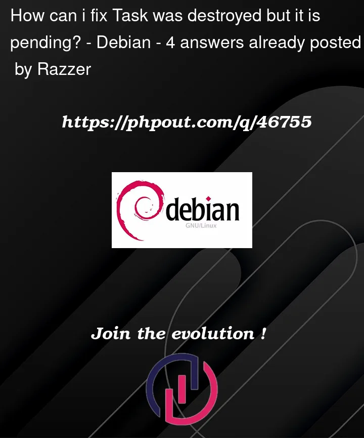 Question 46755 in Debian