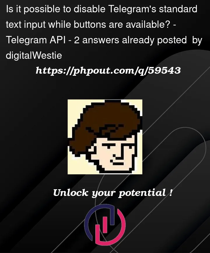 Question 59543 in Telegram API