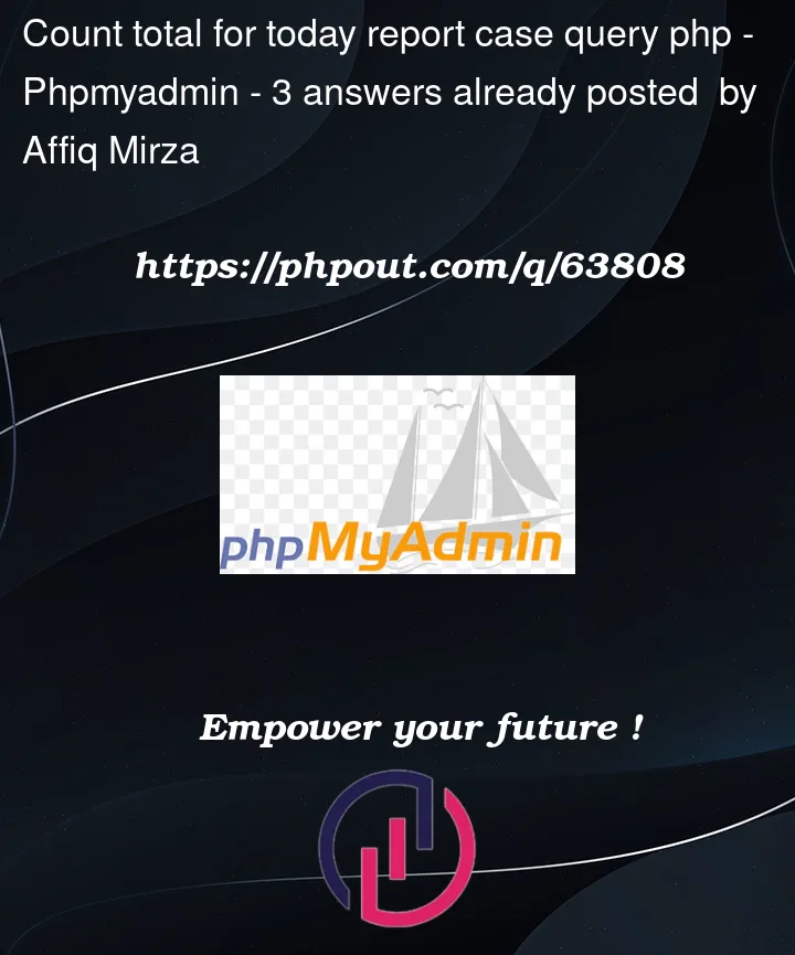 Question 63808 in PhpMyAdmin