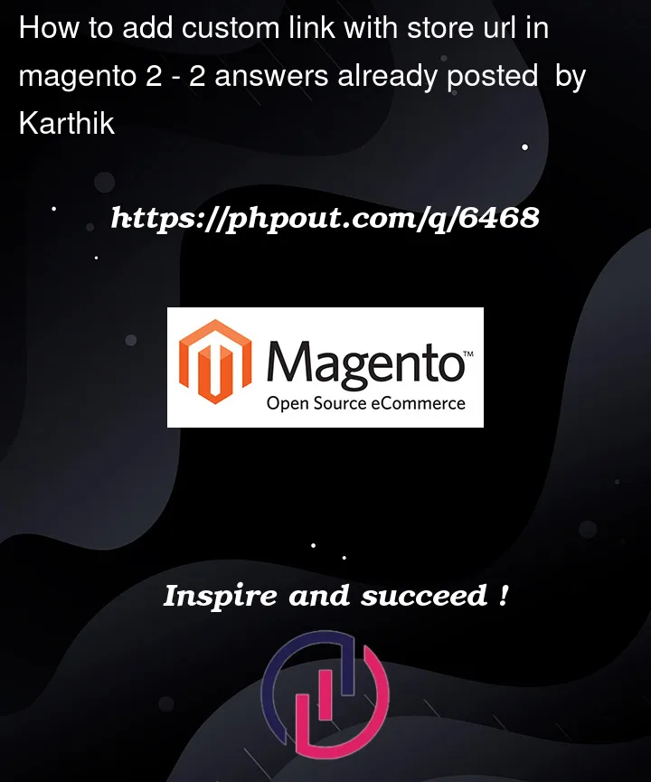 Question 6468 in Magento