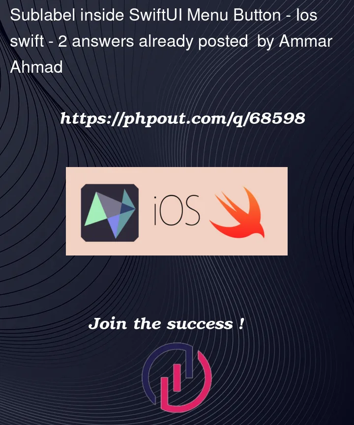 Question 68598 in IOS Swift