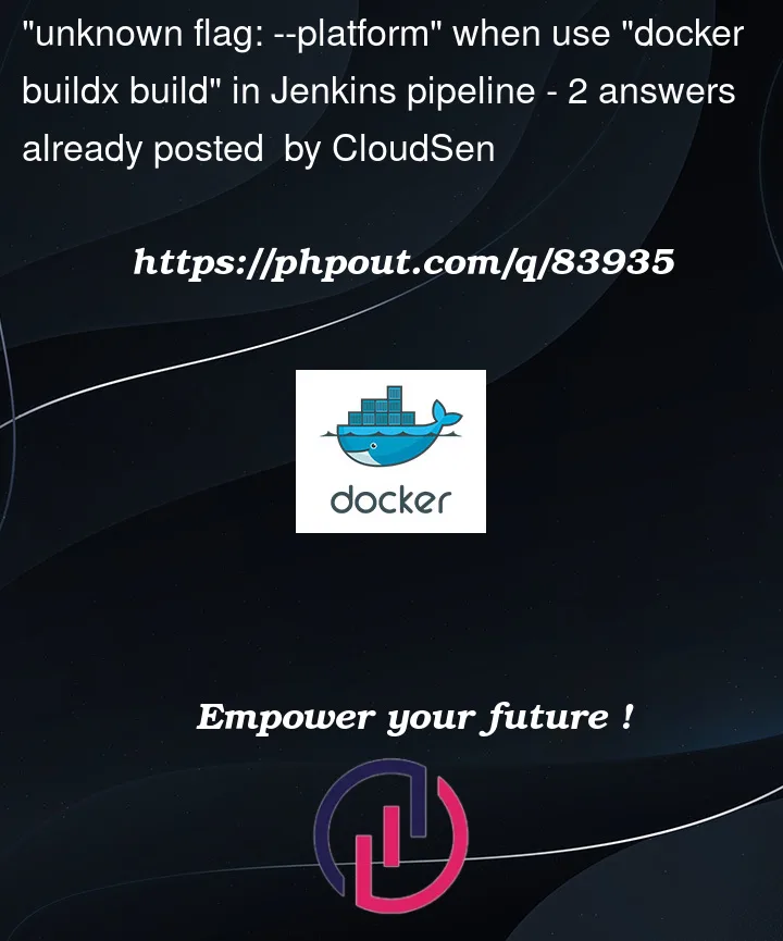 Question 83935 in Docker