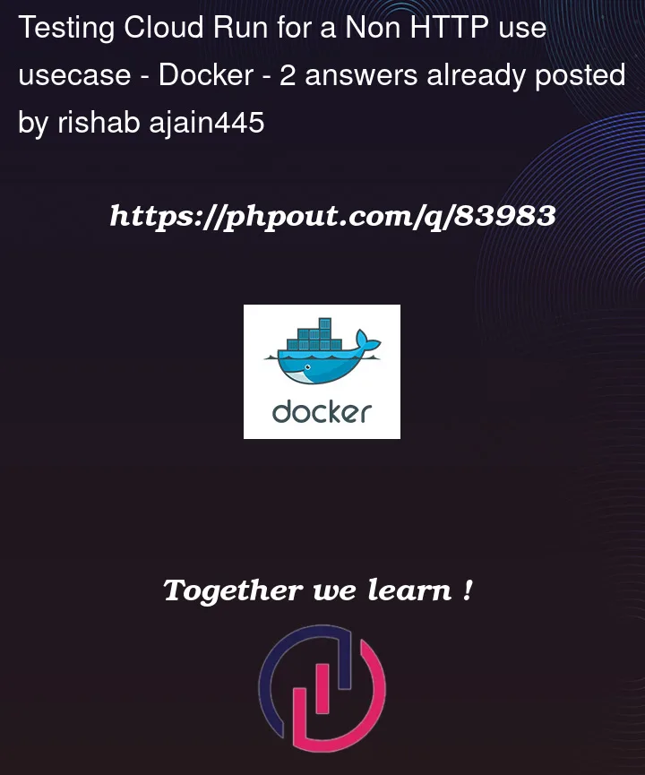 Question 83983 in Docker