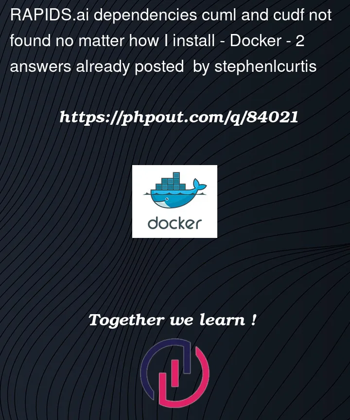 Question 84021 in Docker