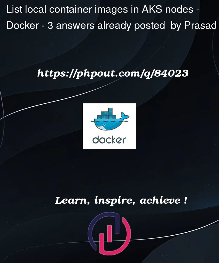 Question 84023 in Docker