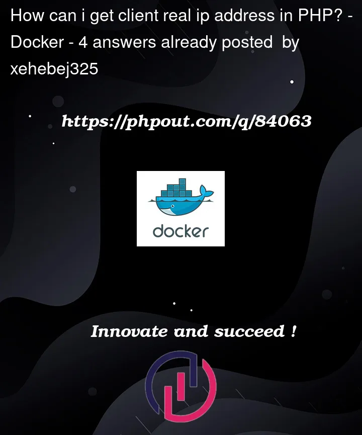 Question 84063 in Docker