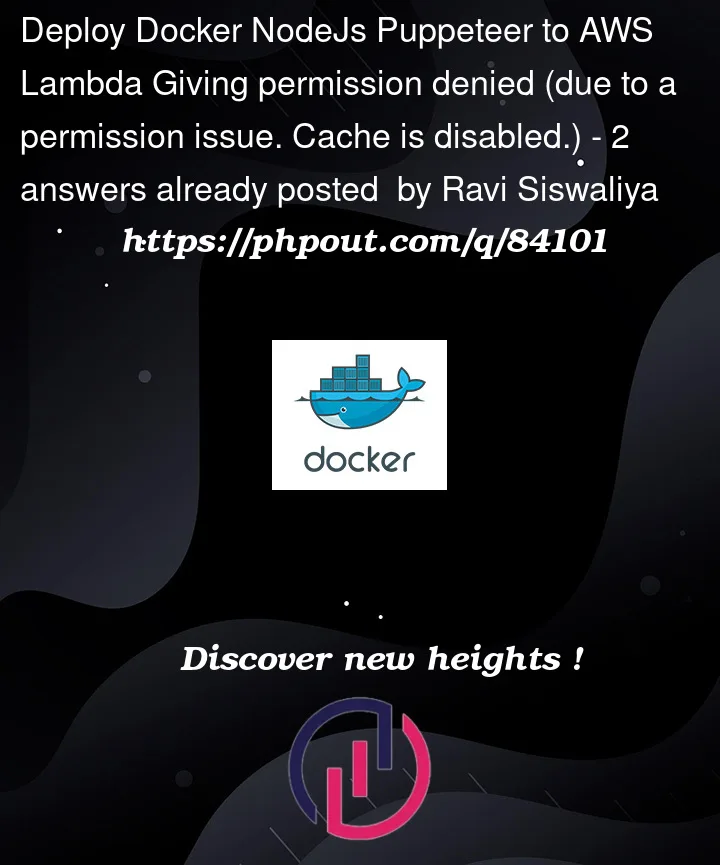 Question 84101 in Docker