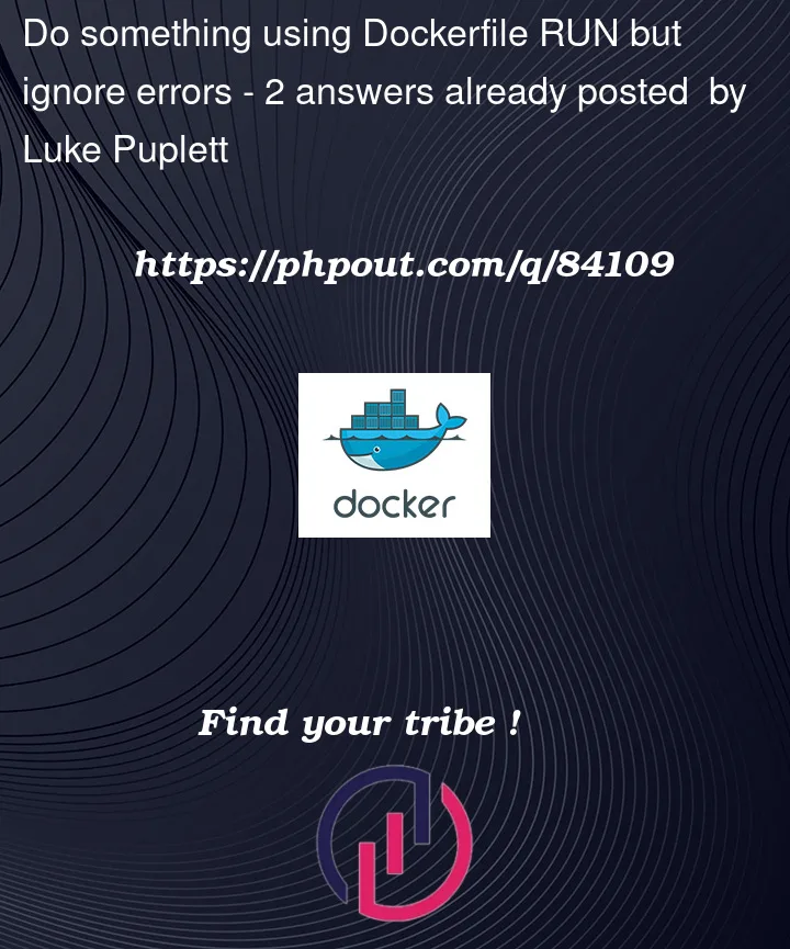 Question 84109 in Docker