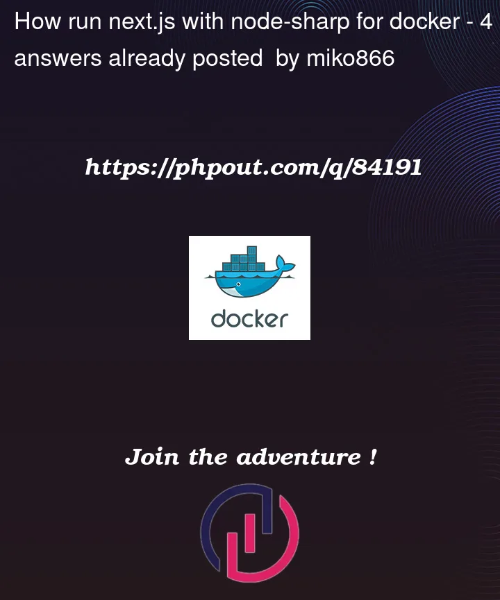 Question 84191 in Docker