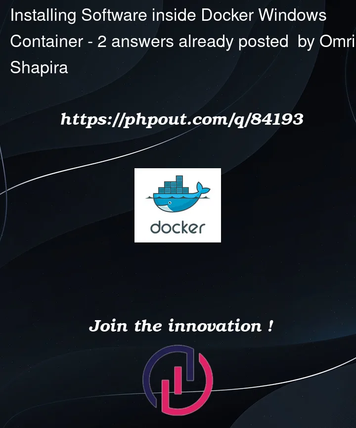 Question 84193 in Docker