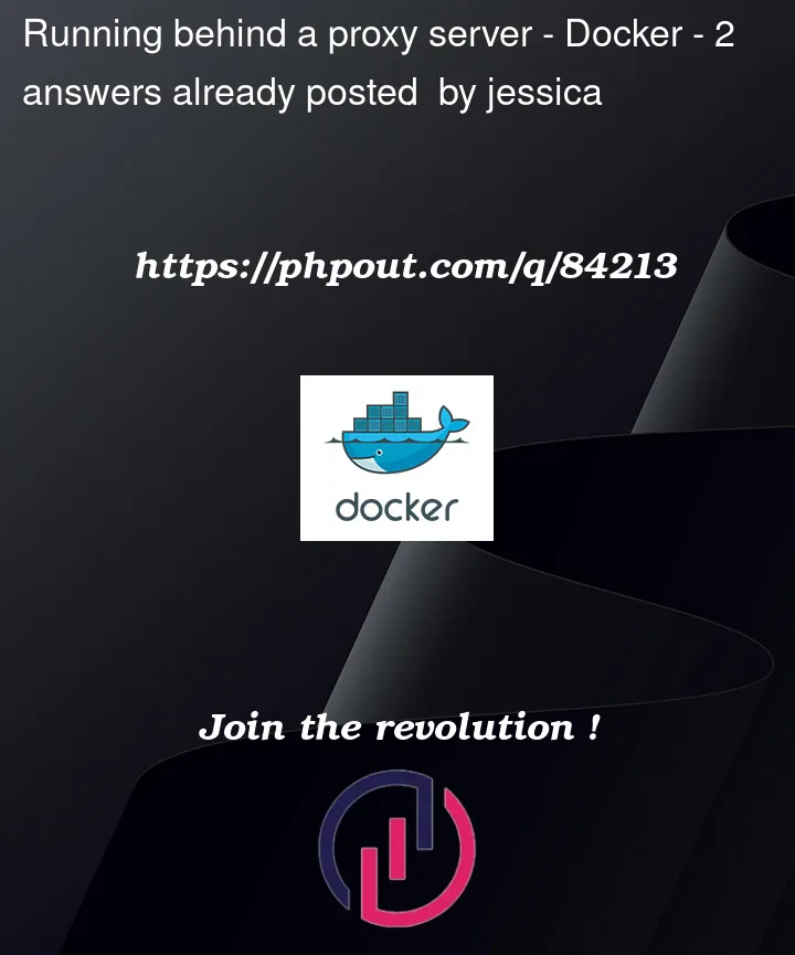 Question 84213 in Docker