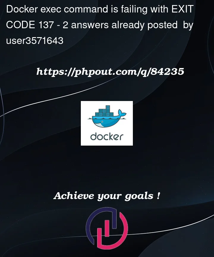 Question 84235 in Docker