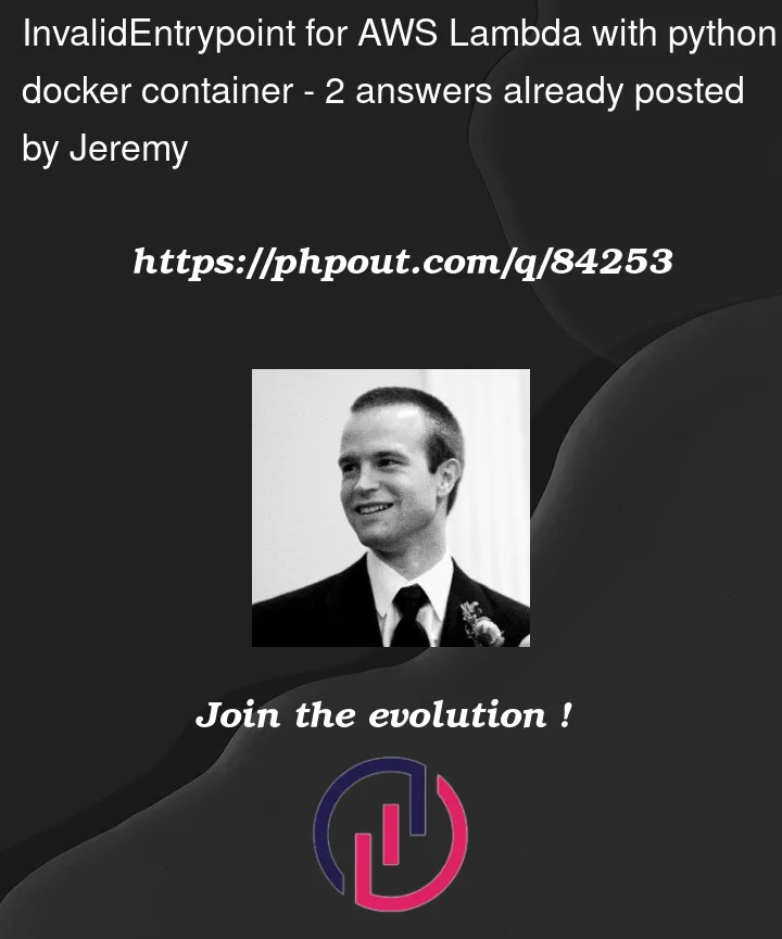 Question 84253 in Docker