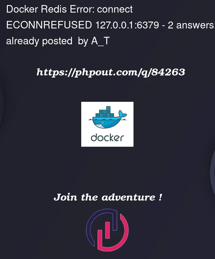 Question 84263 in Docker