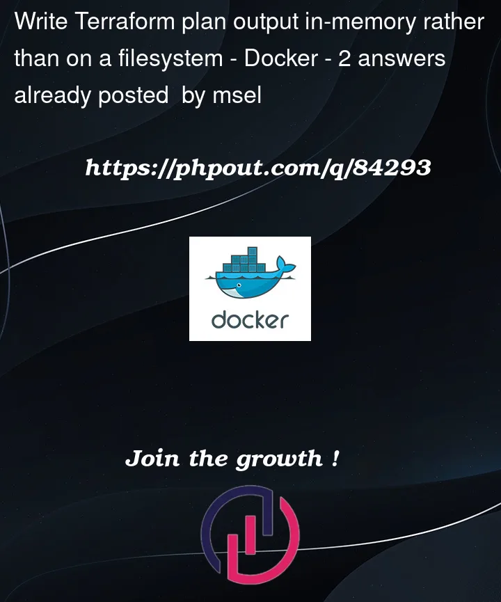 Question 84293 in Docker