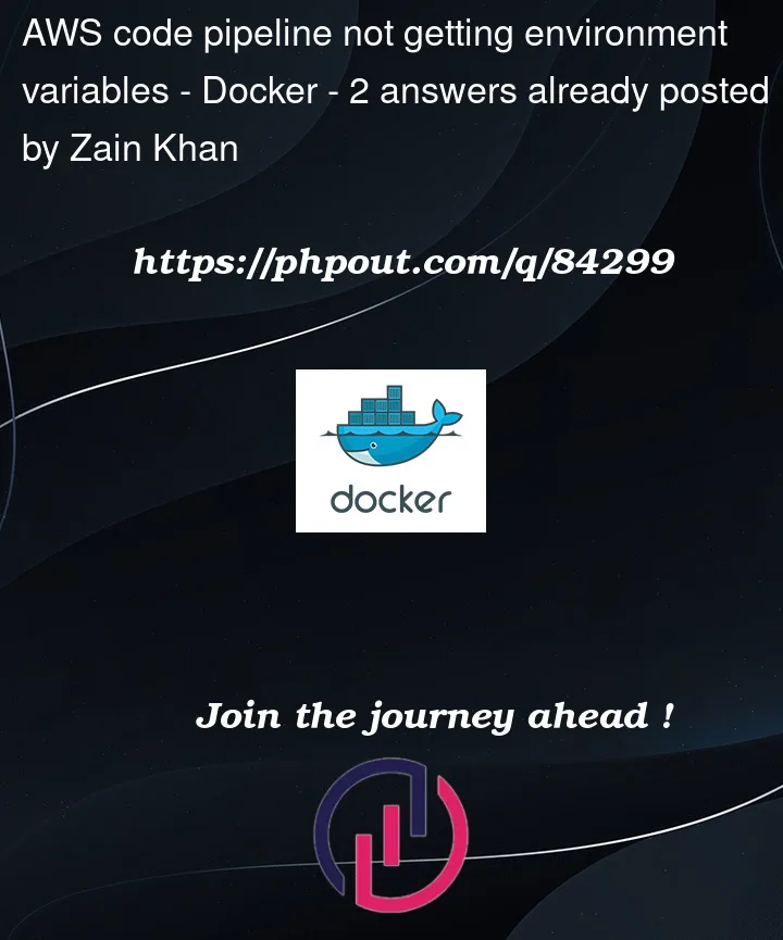 Question 84299 in Docker