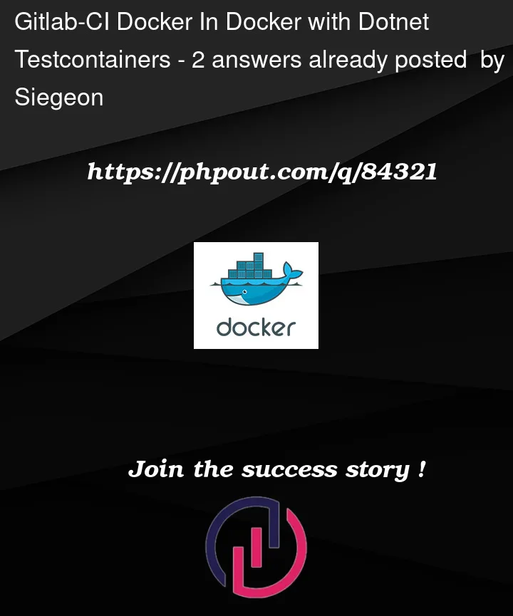 Question 84321 in Docker