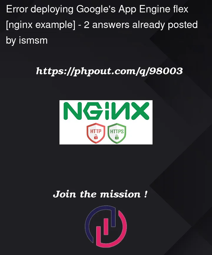 Question 98003 in Nginx