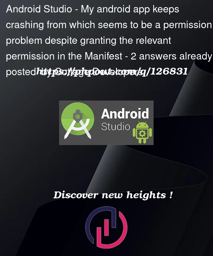 Question 126831 in Android Studio