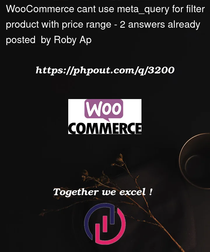 Question 3200 in Woocommerce