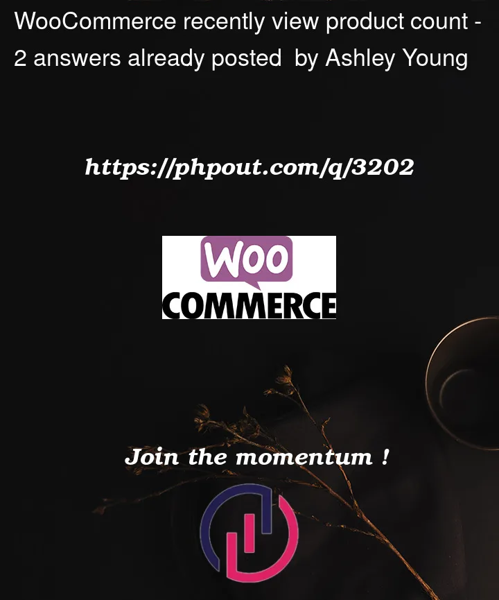 Question 3202 in Woocommerce