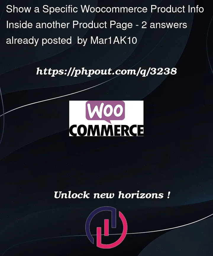 Question 3238 in Woocommerce