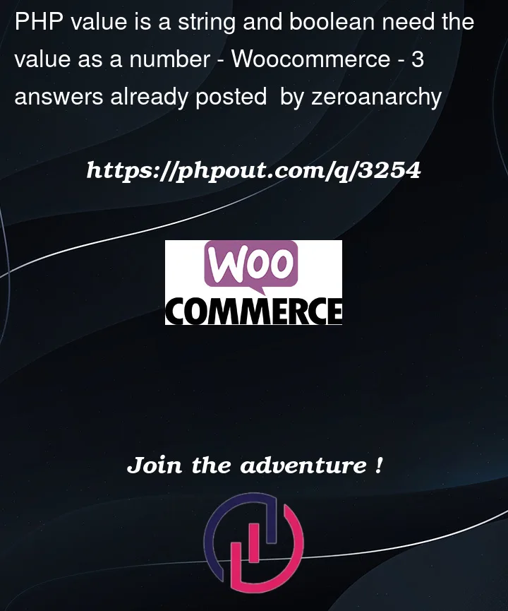 Question 3254 in Woocommerce