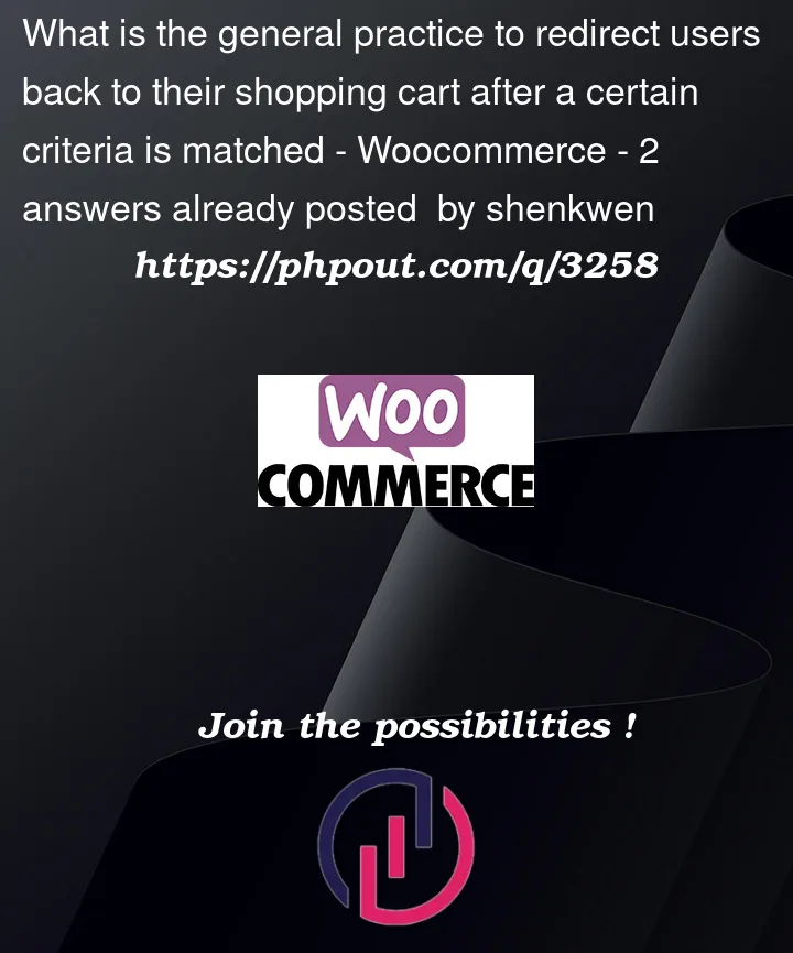 Question 3258 in Woocommerce