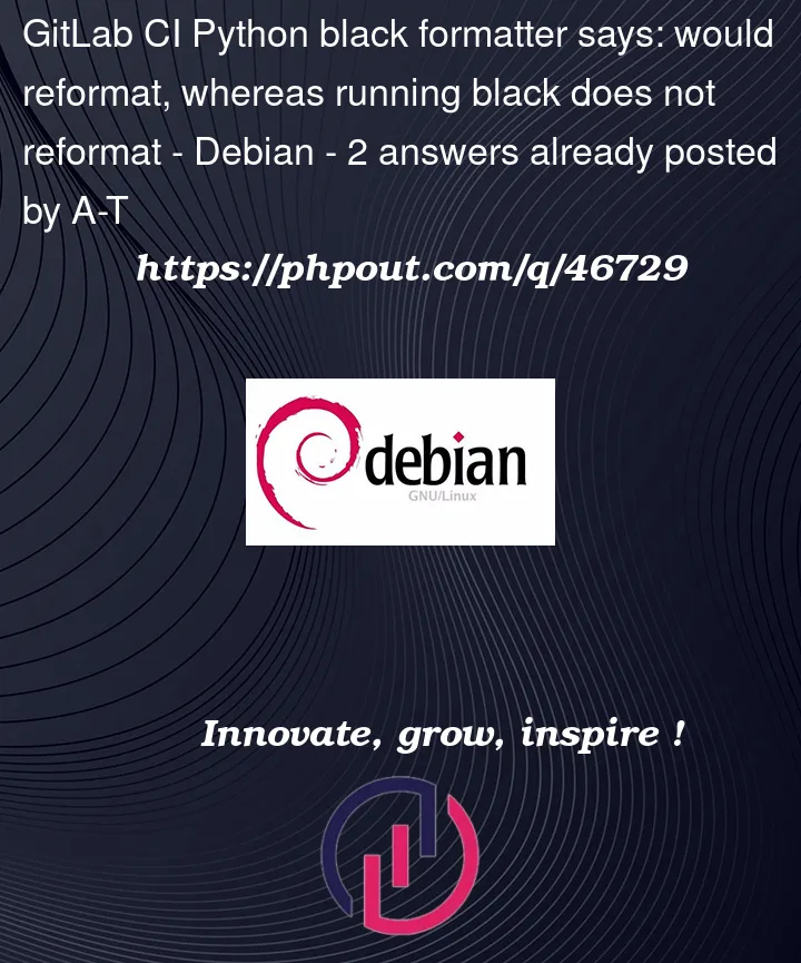 Question 46729 in Debian