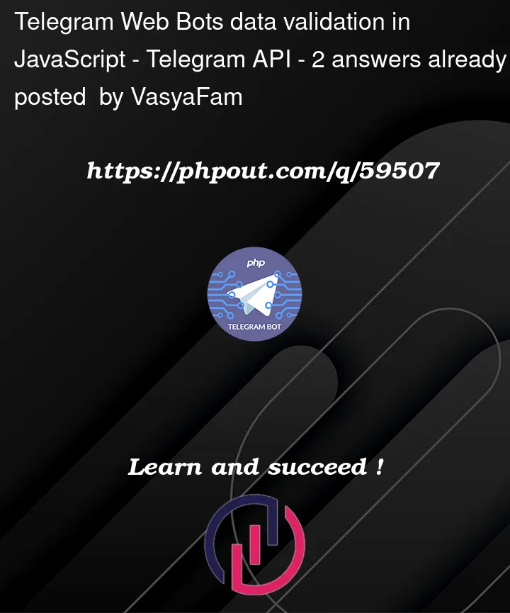 Question 59507 in Telegram API