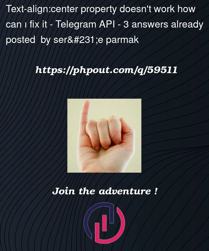 Question 59511 in Telegram API