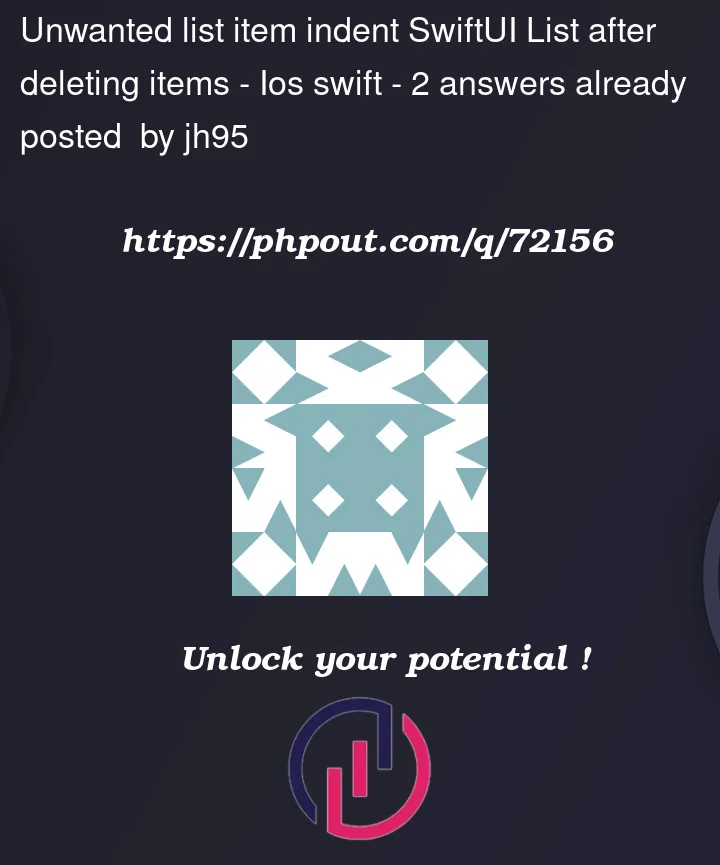 Question 72156 in IOS Swift