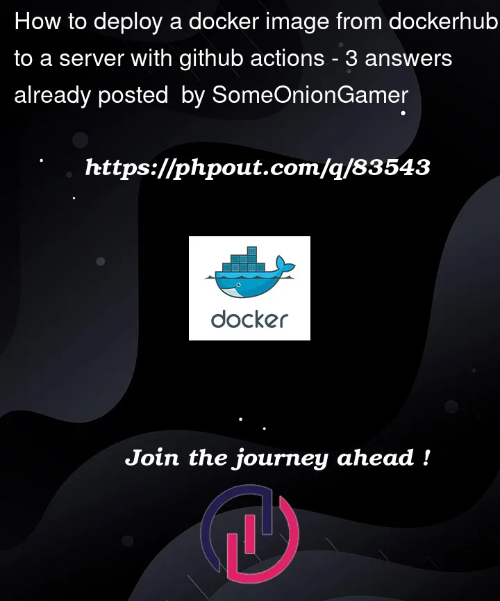 Question 83543 in Docker