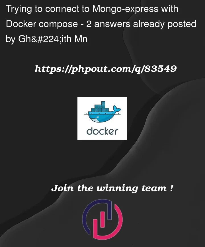 Question 83549 in Docker