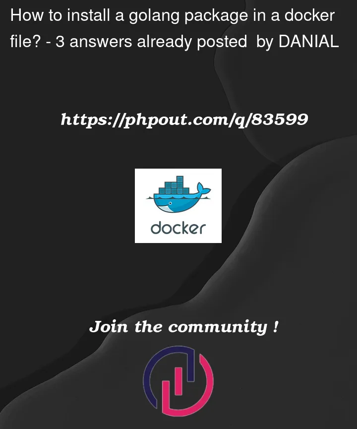 Question 83599 in Docker