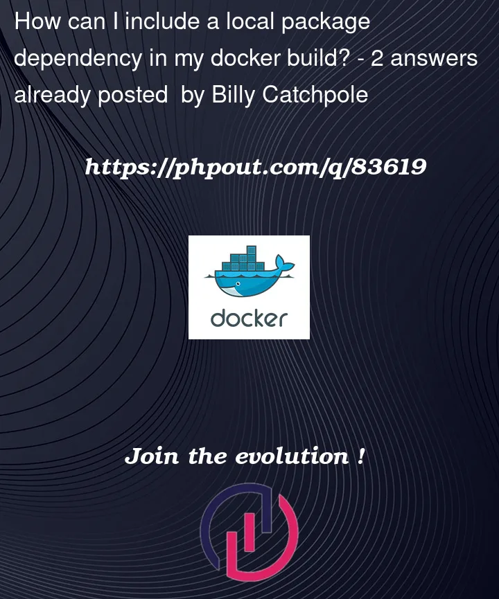 Question 83619 in Docker