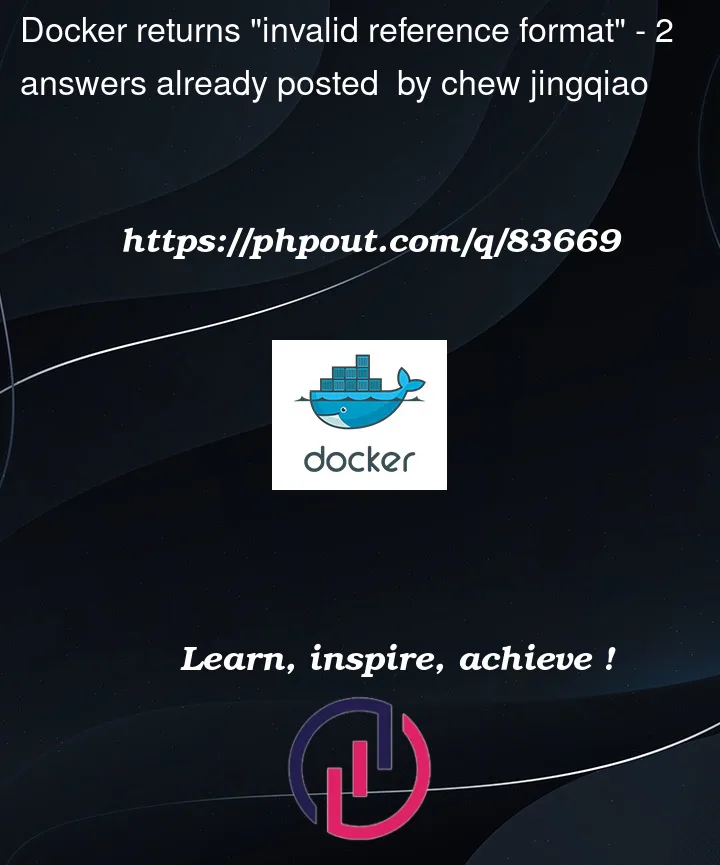 Question 83669 in Docker