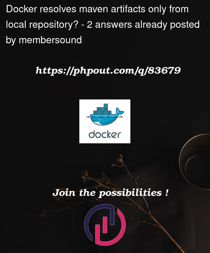 Question 83679 in Docker