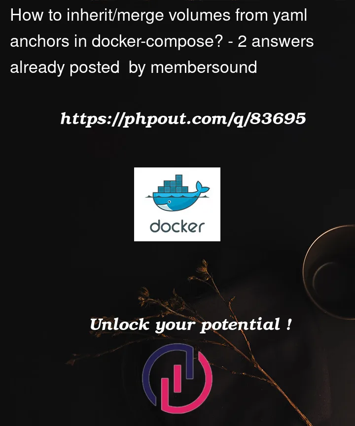 Question 83695 in Docker